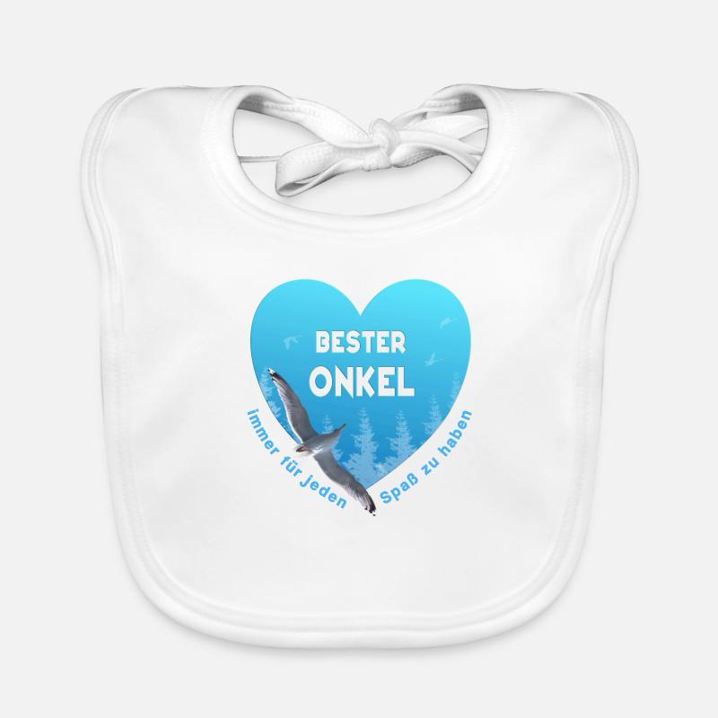 bester Onkel Baby Bio-Lätzchen