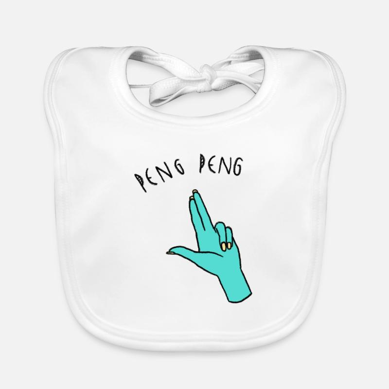 Peng Peng - hand - hands Organic Baby Bibs