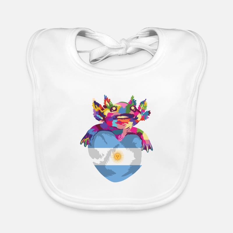Argentine Drapeau Amérique du Sud Drapeau argentin Bavoir bio Bébé