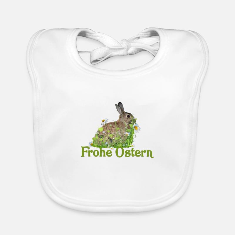 Happy Easter Organic Baby Bibs