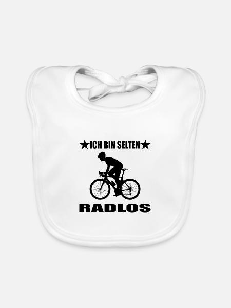 Fahrrad - Baby Bio-Lätzchen - Weiß