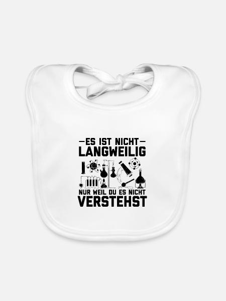 Chemiker - Baby Bio-Lätzchen - Weiß - Vorne