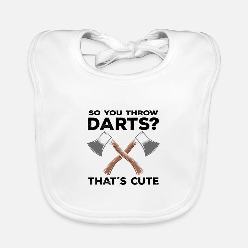 Axe throwing Organic Baby Bibs