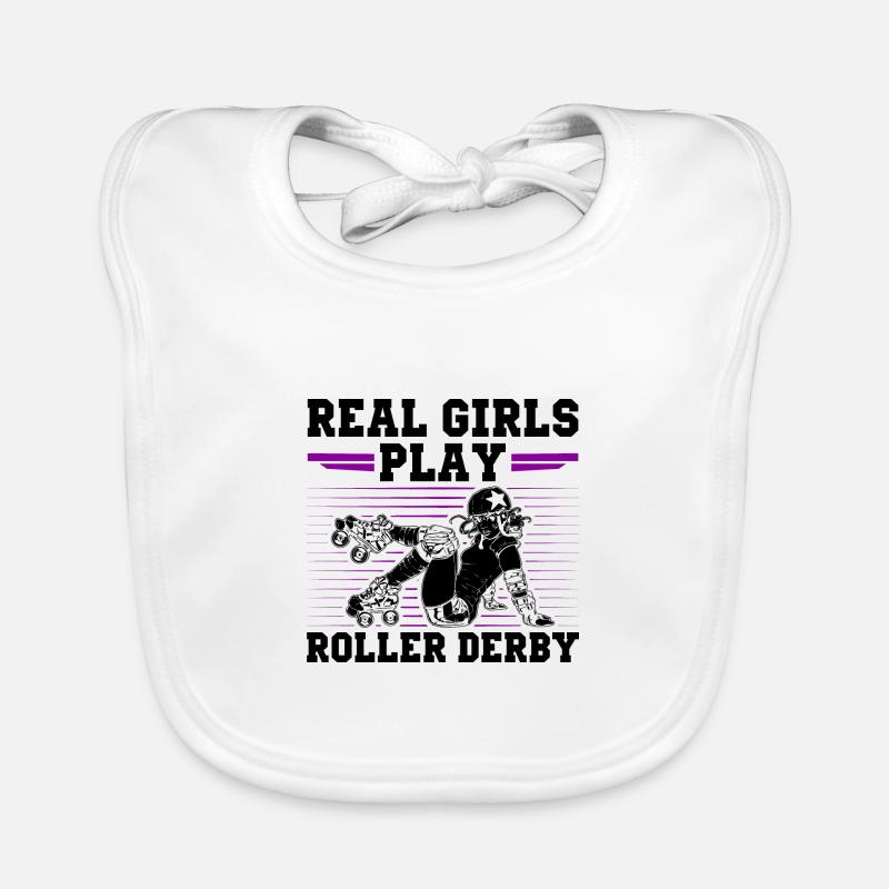 Roller Derby Filles Bavoir bio Bébé