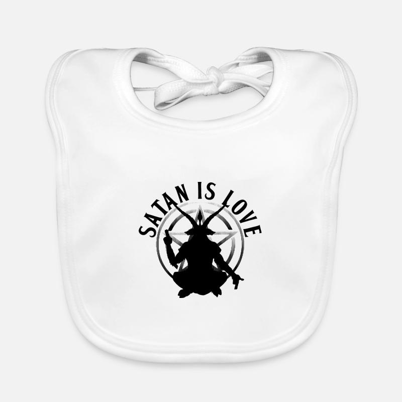 Satanisme Bavoir bio Bébé