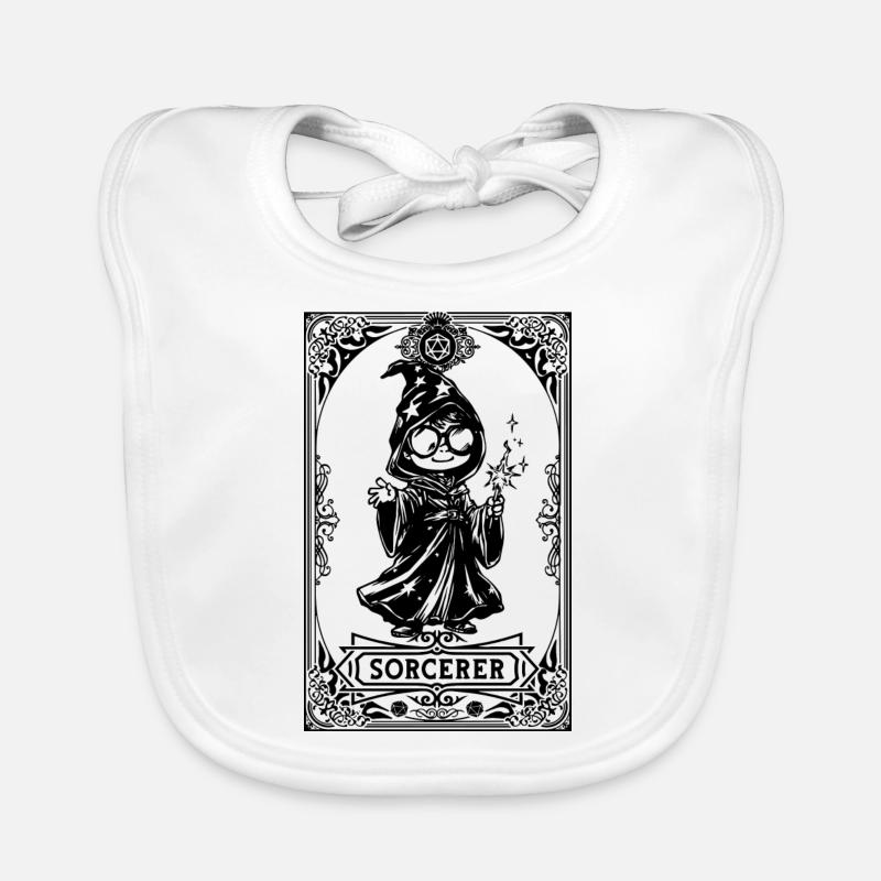 Zauberer RPG Tarot Karte Chibi Baby Bio-Lätzchen