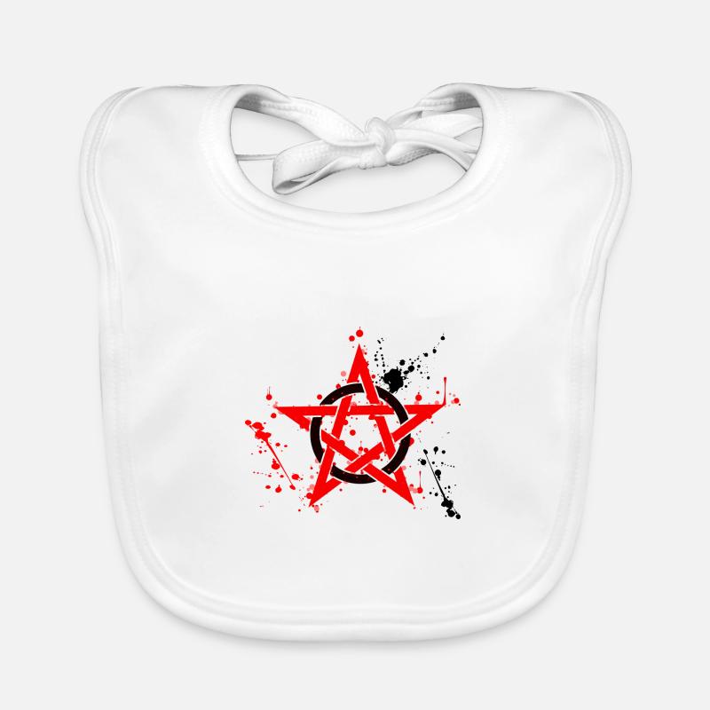 Pentagramm Baby Bio-Lätzchen