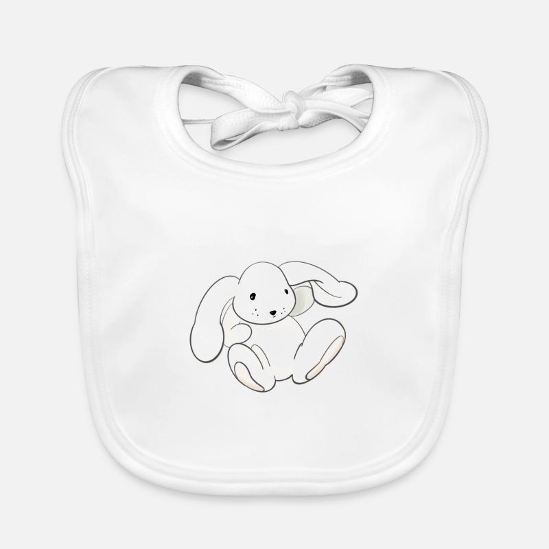 Lapin doudou bébé Bavoir bio Bébé