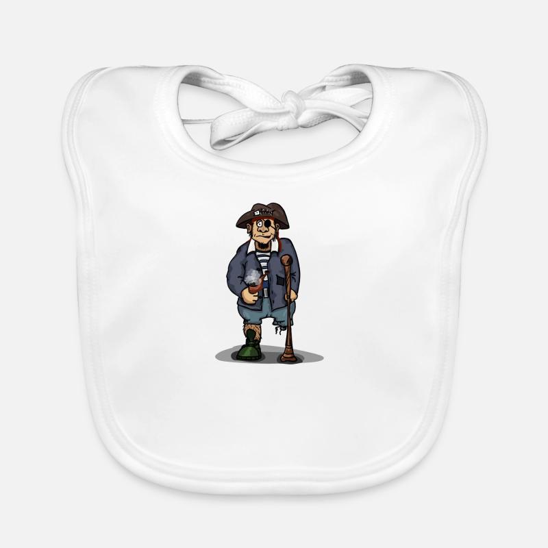 pirate Organic Baby Bibs