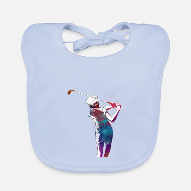Sport-Golfer Baby Bio-Lätzchen