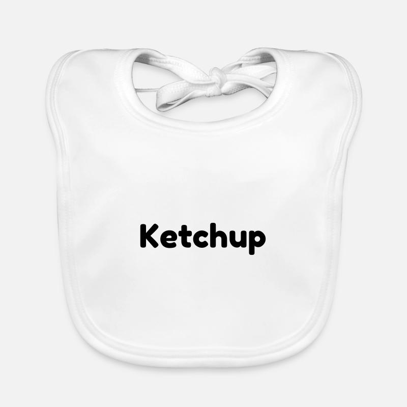 Paarshirt Ketchup-Mayo - Bavoir bio Bébé - blanc