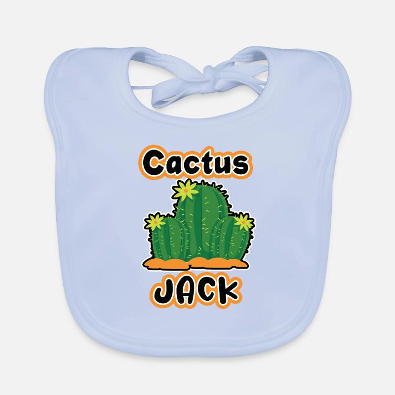 JACK Cactus Bavaglino ecologico per neonato