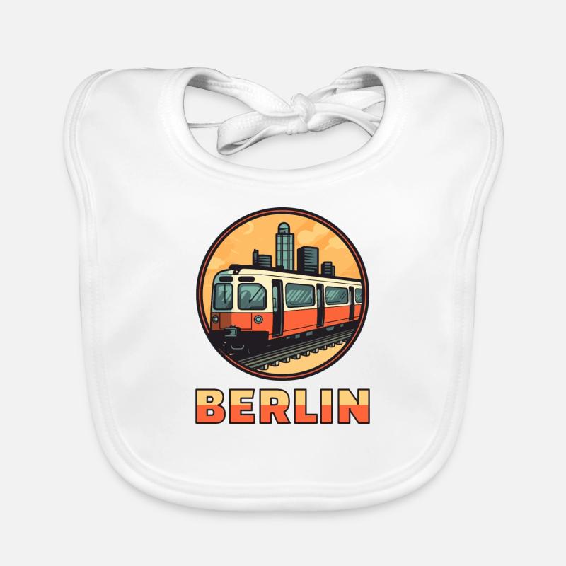Berlin S-Bahn - Capitale Bavoir bio Bébé