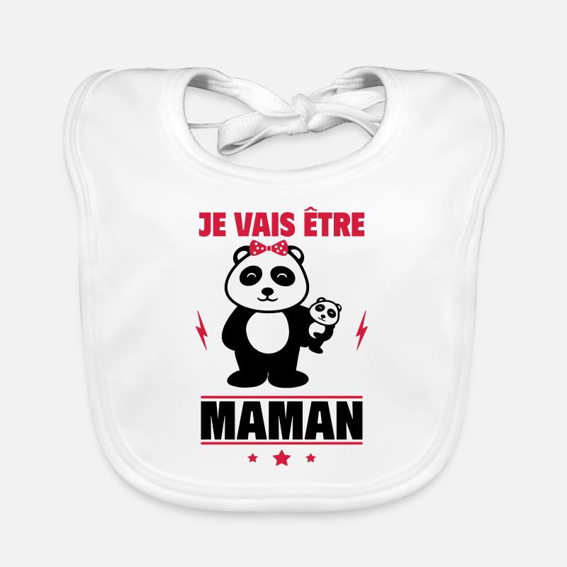 je vais etre maman, annonce grossesse Bavoir bio Bébé