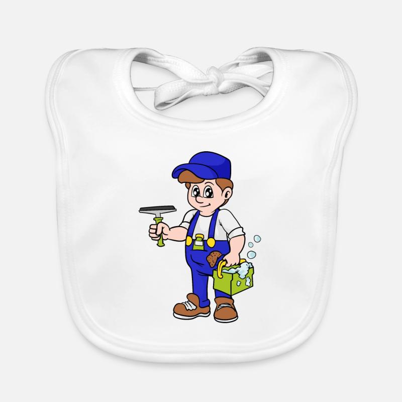 window cleaner Organic Baby Bibs
