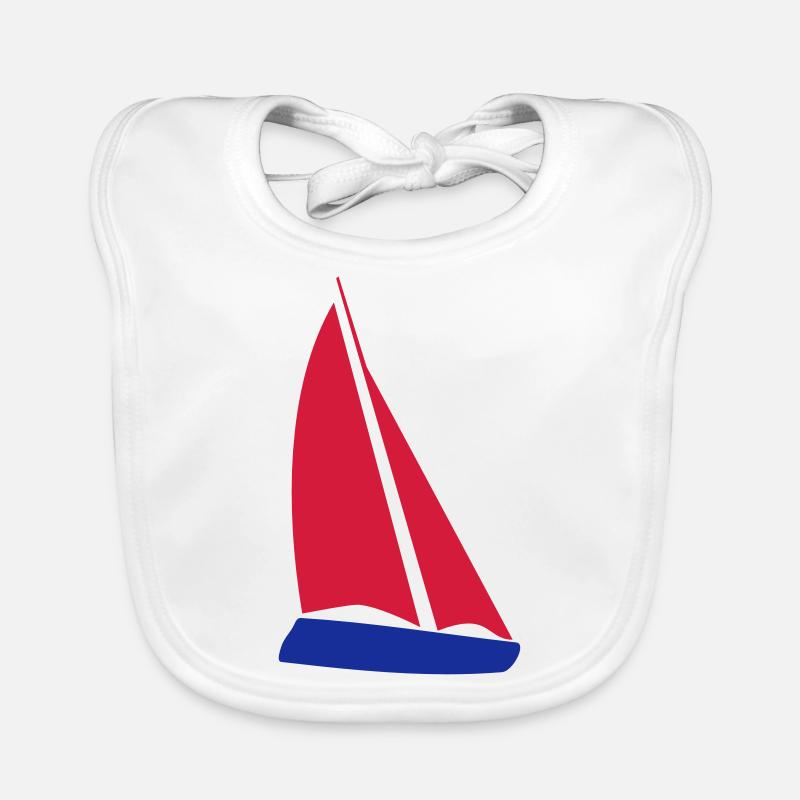 Segelboot Baby Bio-Lätzchen