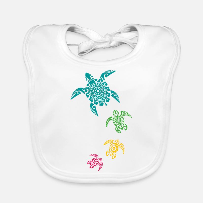turtles Organic Baby Bibs