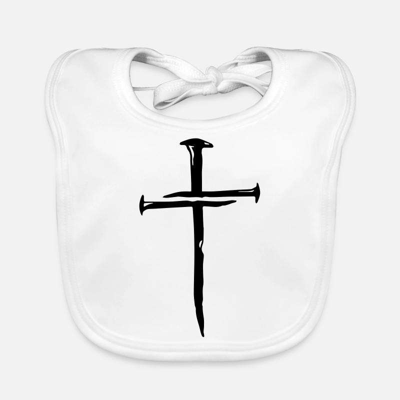 Croix d'ongle Bavoir bio Bébé