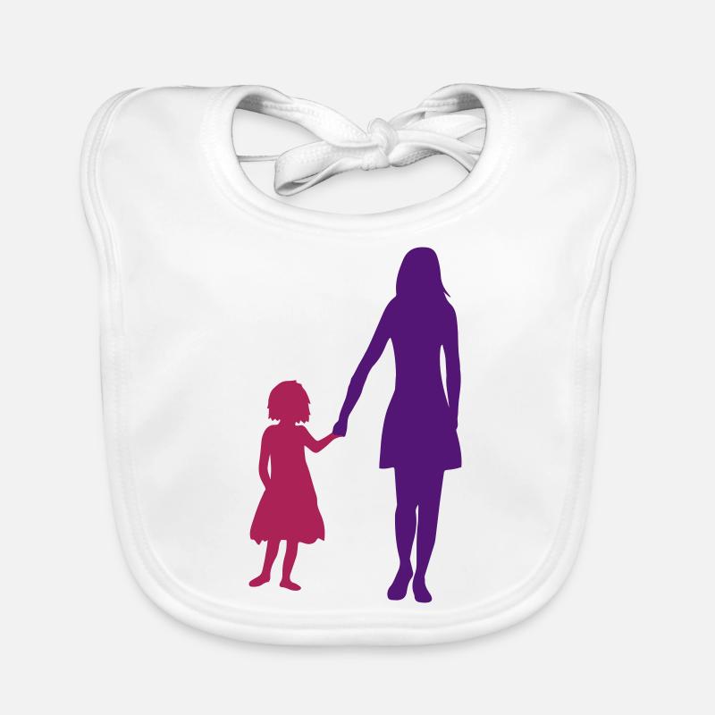 mutter muttertag mama und tochter muttertag kind m Baby Bio-Lätzchen