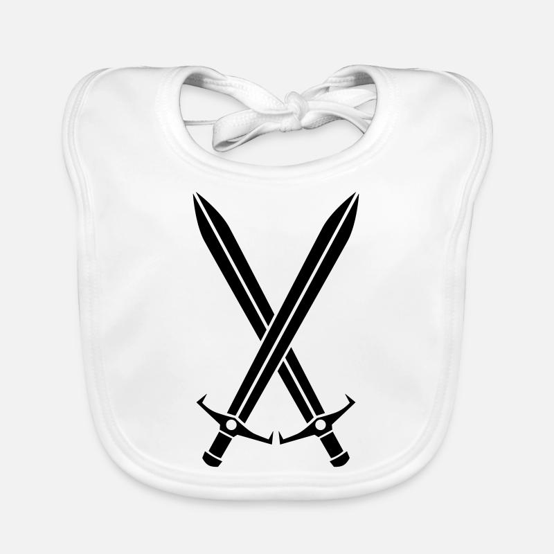 sword Organic Baby Bibs