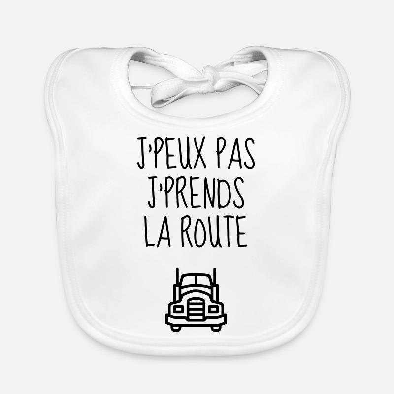 Routier / Chauffeur Poids-lourd / Camion / Bavoir bio Bébé