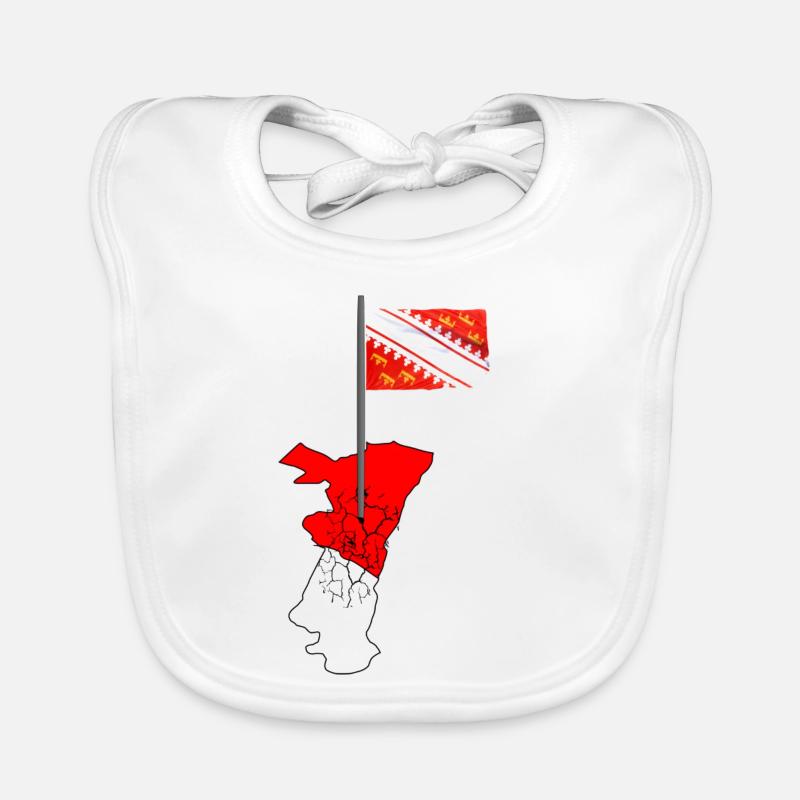 Alsace Drapeau Bavoir bio Bébé