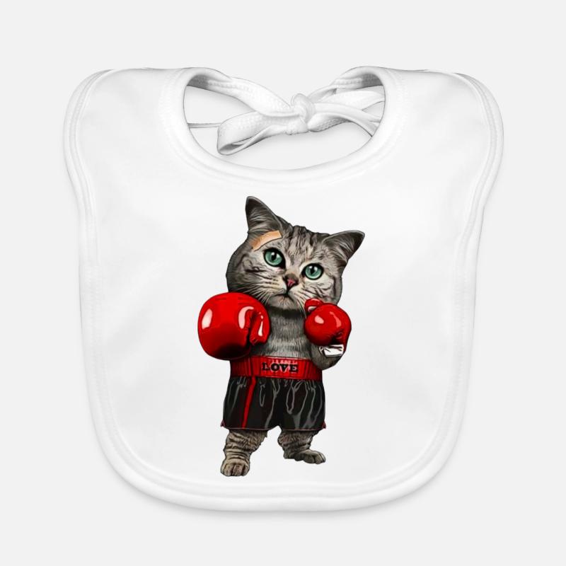 Cat box Organic Baby Bibs