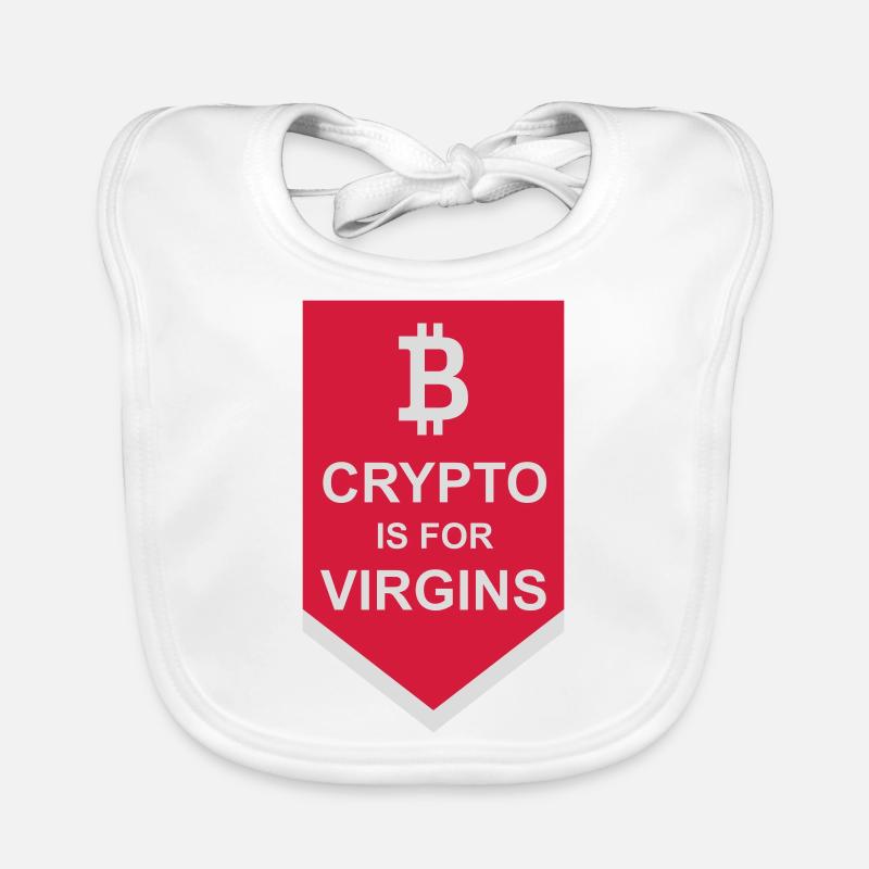 Crypto est pour les vierges Bavoir bio Bébé