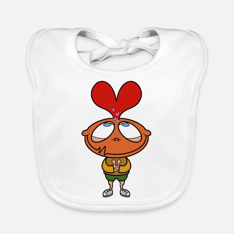 Liebevolle Botschaften Baby Bio-Lätzchen