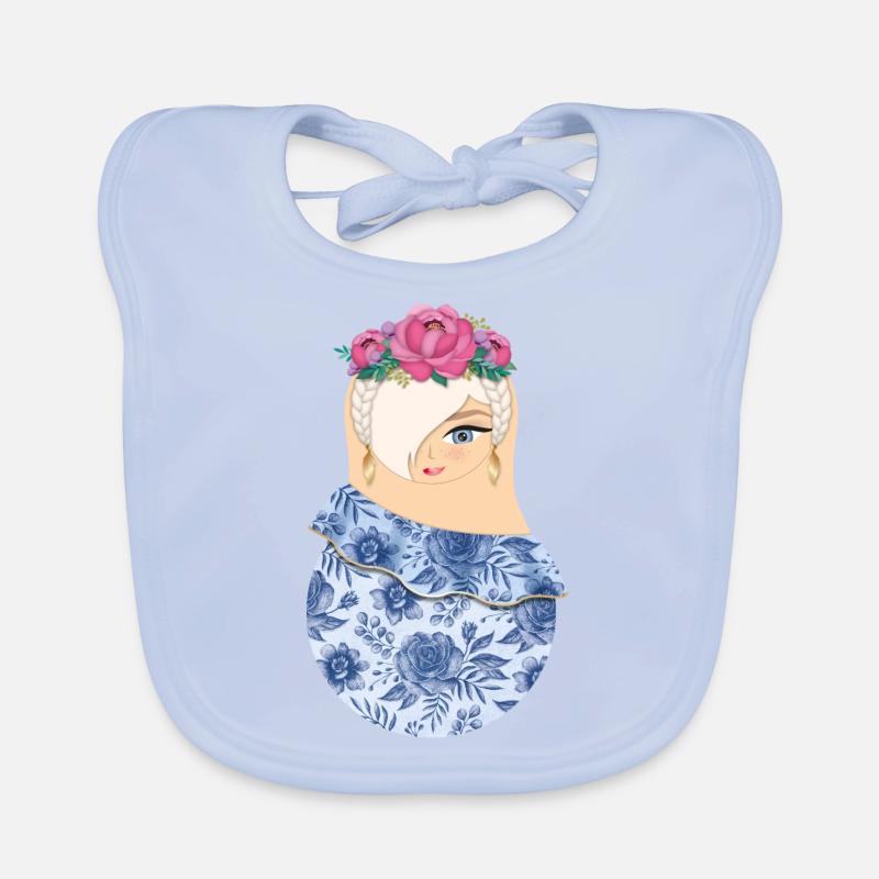 Matroschka Viola Baby Bio-Lätzchen