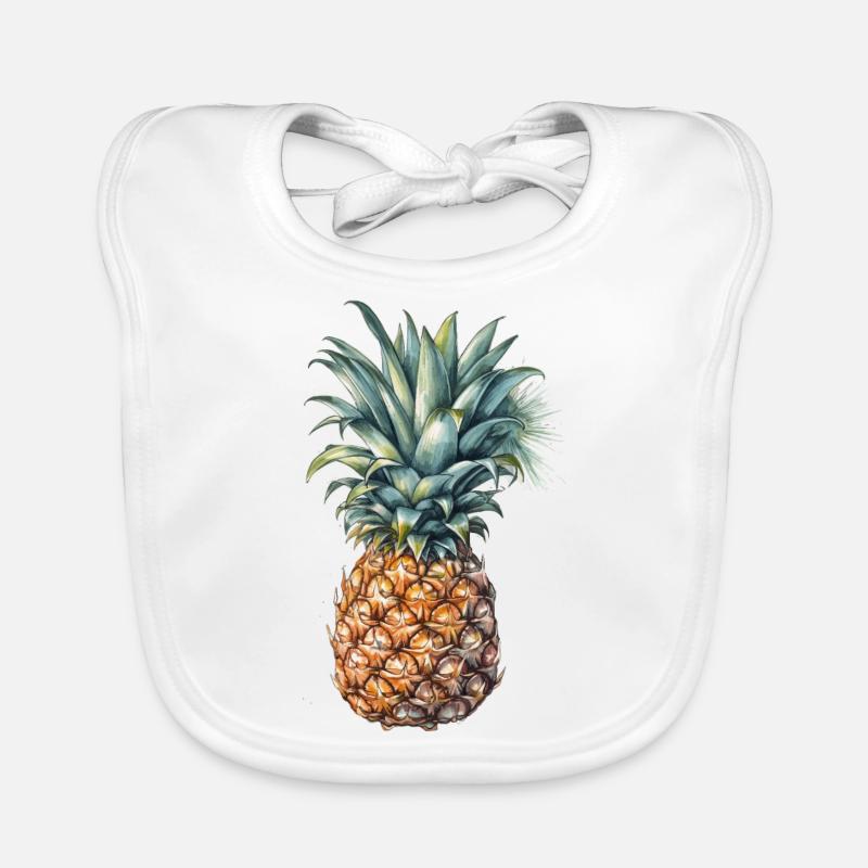 Ananas Bavoir bio Bébé