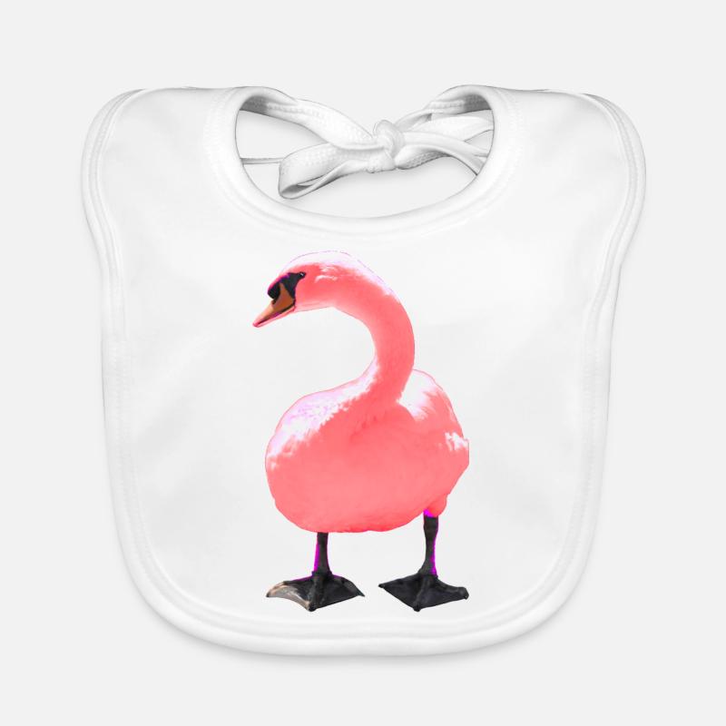 Swan Organic Baby Bibs