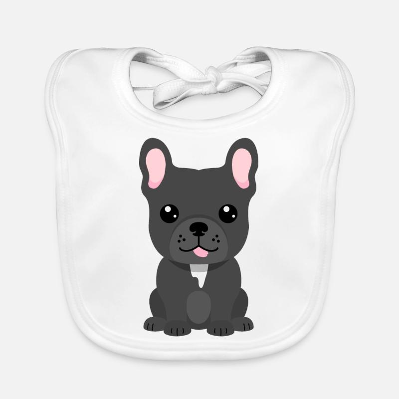 Bouledogue français Bavoir bio Bébé