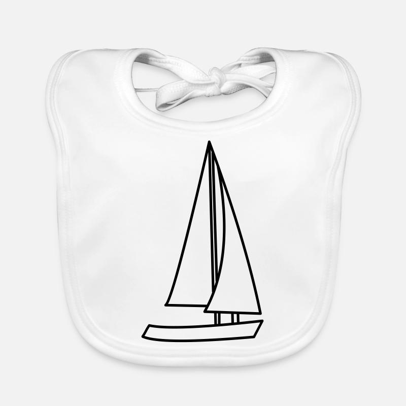 Segelschiff Baby Bio-Lätzchen