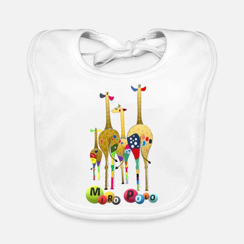Giraffes Organic Baby Bibs