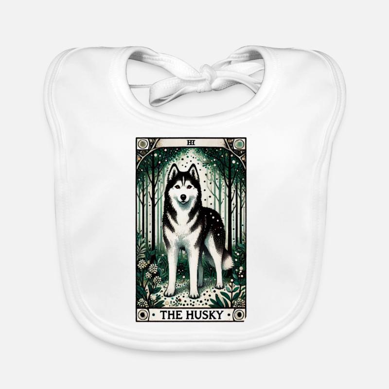 Le Husky Bavoir bio Bébé