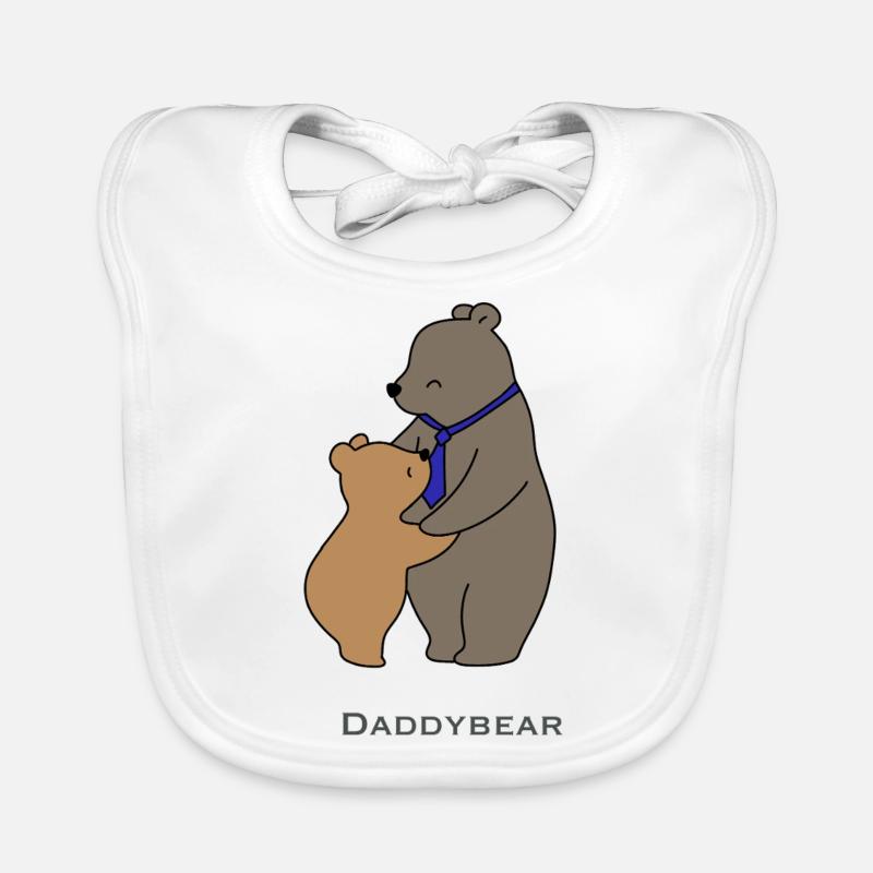 DaddyBear Umarmung Baby Bio-Lätzchen