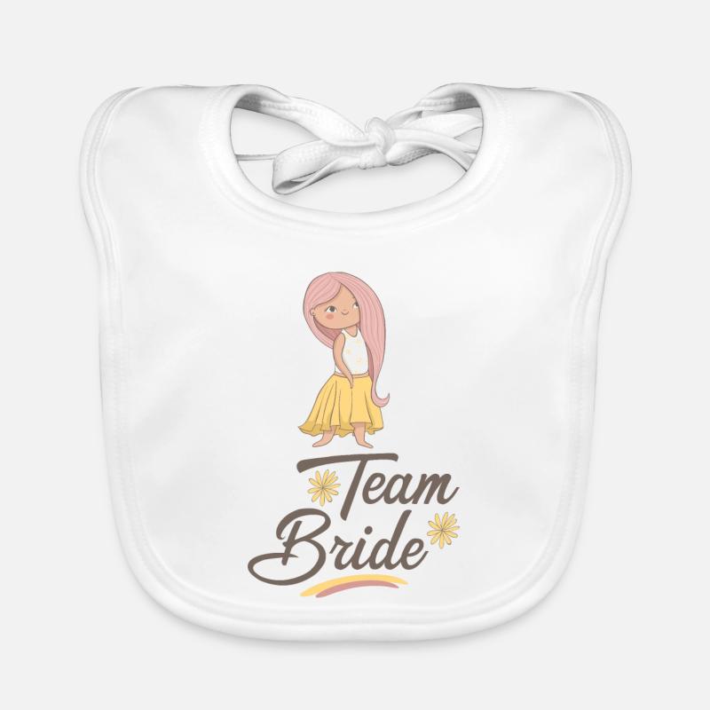 Équipe mariée Bavoir bio Bébé