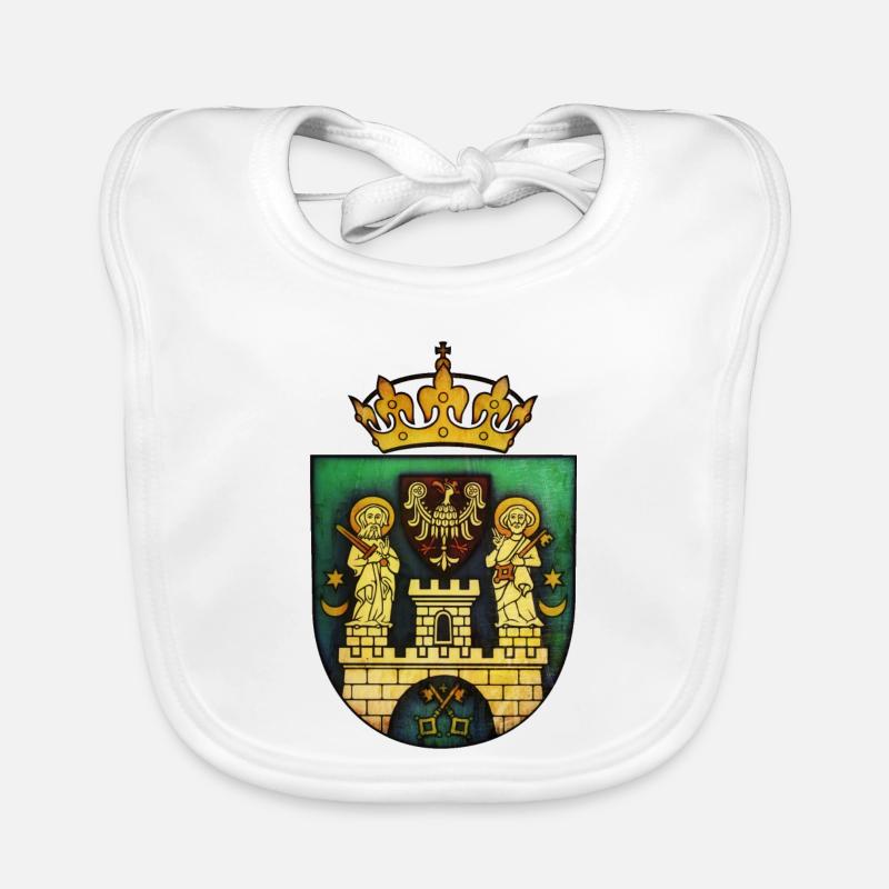 Poznań - Bavoir bio Bébé - blanc