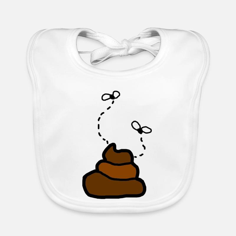 Merde de merde de merde de la défécation toilettes Bavoir bio Bébé