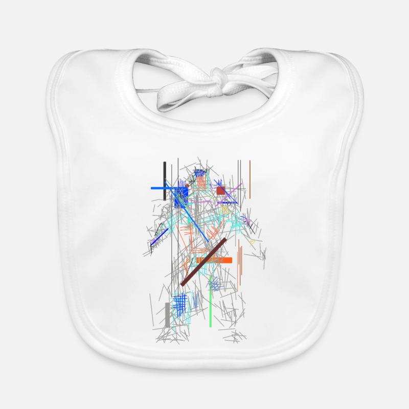 Scifi - Abstract / Futurism Organic Baby Bibs