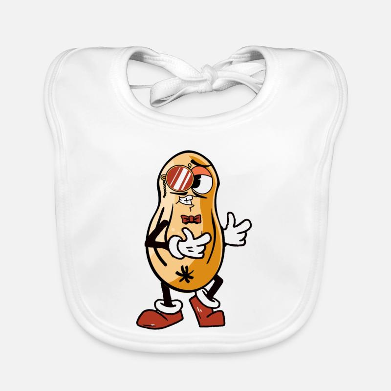 Cool peanut Organic Baby Bibs