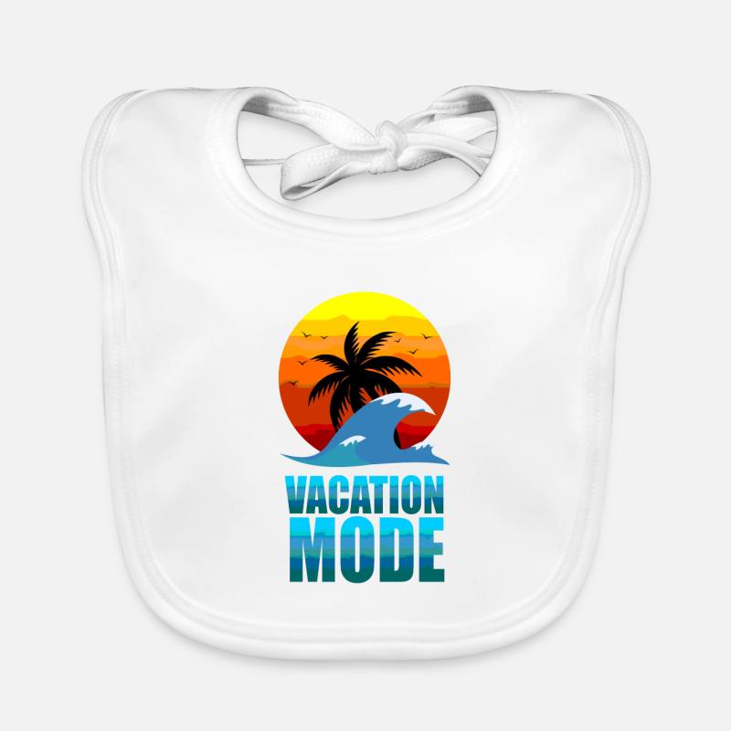 Vacation Mode Organic Baby Bibs