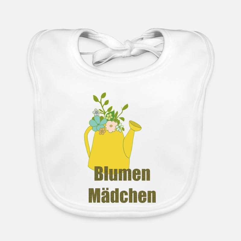blumen mädchen Baby Bio-Lätzchen