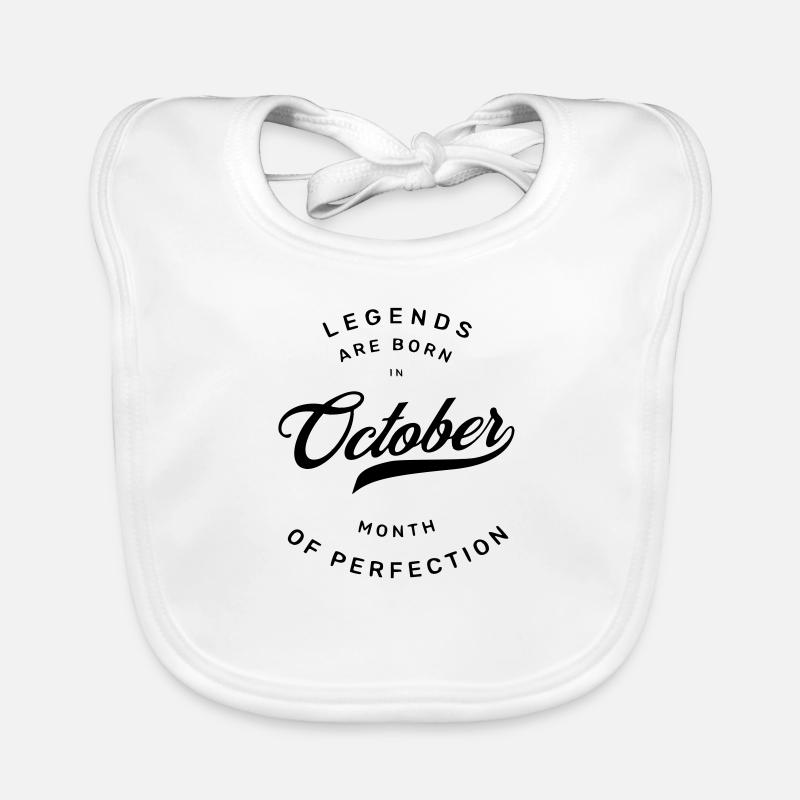 OCTOBER ANNIVERSARY Organic Baby Bibs