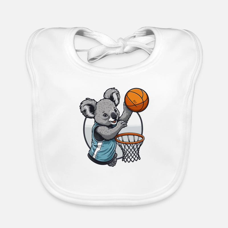 Hoops Koala Bavoir bio Bébé