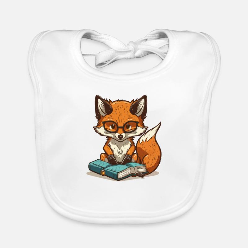 Bookish Fox Organic Baby Bibs