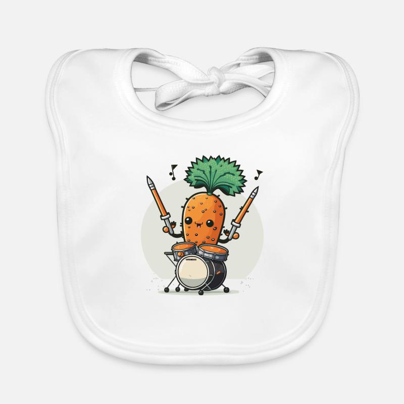 Rockin Rhythms Organic Baby Bibs