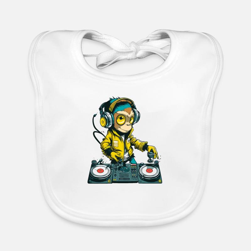 Battements de singe Bavoir bio Bébé