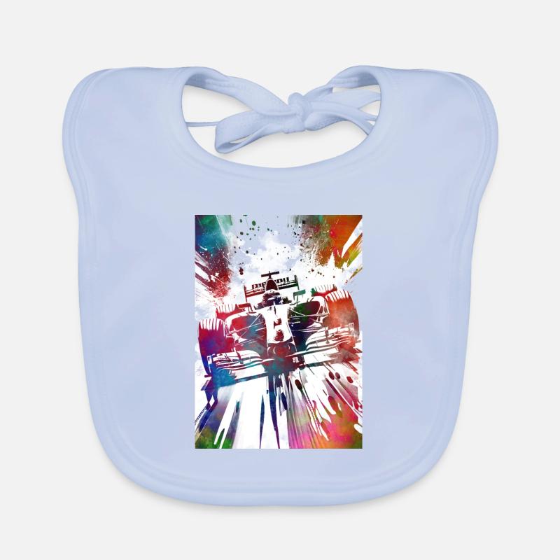 Formula #racing #sport Organic Baby Bibs